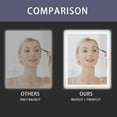 thumbnail image 6 of 40×32 inch LED-Lit Bathroom Mirror, Wall Mounted Anti-Fog Memory Adjustable Brightness Front and Backlight Rectangular Vanity Mirror, 6 of 9