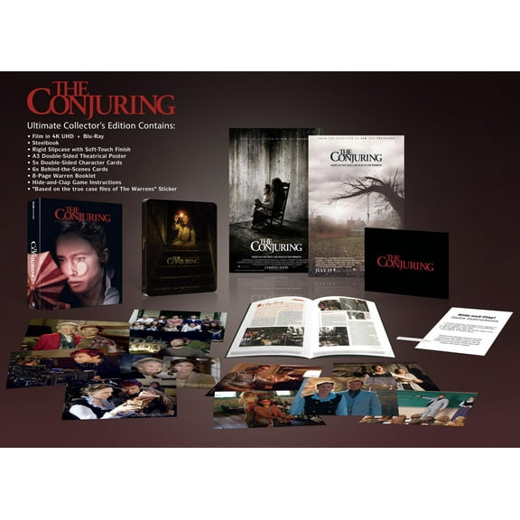 The Conjuring Collector's Edition with Steelbook (4K Ultra HD) Vera Farmiga James Wan