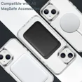 thumbnail image 5 of Magnetic Adsorption Transparent Case For iPhone 16 15 14 13 12 11 Pro Max 14 15 Plus For Magsafe Anti-Scratch Clear Phone Cover Clear For iphone15Pro, 5 of 5