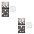 thumbnail image 1 of Inteprter Vintage Industrial Pendant Glass Light Lamp Ceiling Hanging Shade Globe  Lamp D 2piezas Alambre transparente 13 cm, 1 of 1