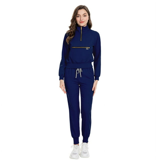 Bata quirúrgica informal de manga larga para correr, traje dividido para hombres y mujeres, ropa de hospital con cepillo para las manos, ropa elástica para enfermeras
