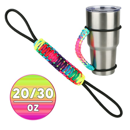 Paracord Handmade Handle For 20/30-Ounce Ozark Trail, Yeti Tumbler Rambler, RITC, Sic Rambler Travel Cup (Best Cup Holder For City Select)