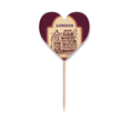 thumbnail image 1 of Building sketch UK London Stamp Toothpick Flags Heart Lable Cupcake Picks, 1 of 3