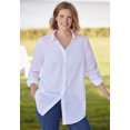 thumbnail image 5 of Woman Within Plus Size Perfect Long Sleeve Shirt, 5 of 5