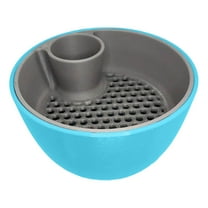 Pistachio Bowl, Snack Serving Dish, Double Dish Nut Bowl with Nut Seeds Shell Storage, Pistachios, Peanuts, Cherries, Popcorn, Edamame, Fruits, Snacks, and Candy Serving Bowl