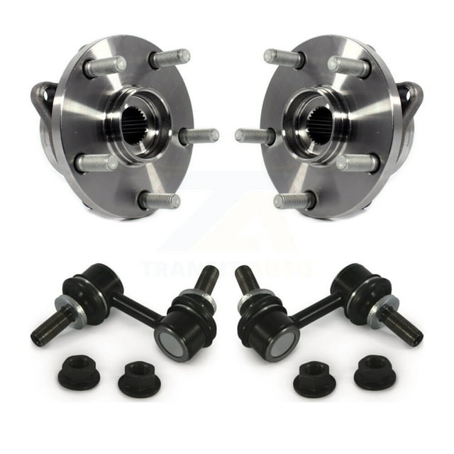 Transit Auto Front Hub Bearing Assembly and Link Kit for Car Subaru WRX STI B9 Tribeca - Left Right Side (Driver Passenger) K77-100658