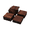 Brown, variant on Kosynda 10 PCS Interlocking Deck Tiles, 12" x 12" Acacia Wood Patio Tiles for Garden, Bancony, Pool Side, Rectangle Slats All Weather Use, Brown