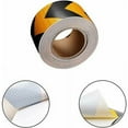 thumbnail image 3 of Qucyy Danger Arrow Sticker Reflective Tape Yellow and Black Reflective Tape Reflective Warning Tape Safety Tape Conspicuity Warning Tape, 3 of 5