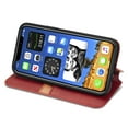 thumbnail image 2 of Case for iPhone 11 Pro Max Flip Cover Wallet Flip Cover Magnetic Protective - Red, 2 of 5