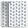 thumbnail image 2 of DesignSkinz White and Navy Micro Anchors Full-Body Skin Decal Wrap Cover for iPad Air (A1474/A1475/A1476), 2 of 4