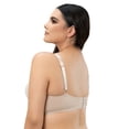 thumbnail image 2 of Paquete de Brasier Copa D Adda Lingerie  Modelo Anais, Estilo Balconette, Color marino, negro y beige, 2 of 3