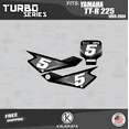 thumbnail image 3 of Kalair GFX Graphics Kit for Yamaha TTR225 (1999-2004) Turbo Series, 3 of 5