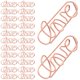 thumbnail image 1 of unbranded 50Ud Clips Metálicos Duraderos En Oro Rosa Para Organización Y Almacenaje, 1 of 6