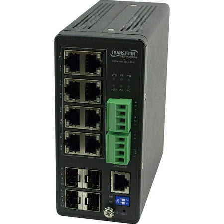 Transition Networks Managed Hardened PoE+ Switch (Best Managed Switch For Home Network)