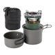 thumbnail image 1 of Manija plegable para la olla de campamento Gear de cocción con bolsa de almacenamiento para cocinar al aire libre., 1 of 9