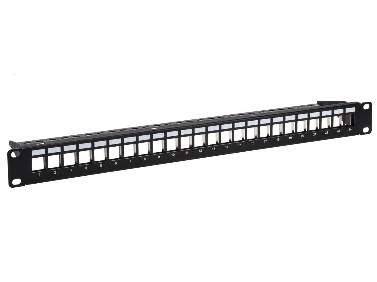 ICC IC107BP241 24-Port Blank HD Patch Panel44; 1 Rms 