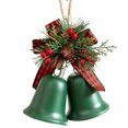 thumbnail image 1 of Advancent Campana navideña decorativa de diseño armonioso. Duradera y resistente. El cordón produce sonido fácilmente. Ideal para balcones, Kits de decoración para fiestas Verde liso, 1 of 6