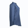 thumbnail image 4 of Robe en Jean Bleu Denim pour Femmes avec Poches, Boutons, Chemise à Manches Longues, Coupe Ample, Mini Robes, 4 of 6