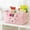 Pink, variant on Sktrjpolfis Non Woven Clothes Storage Bag Bunny Face Fabric Organizer for Wardrobe Underwear Storage