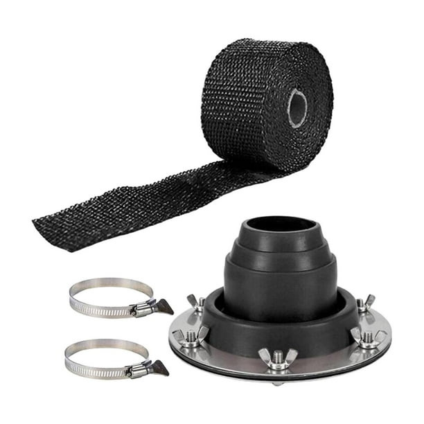 S SERENABLE Hot Tent Stove Jack Firewood Stove Pipe Vent for Bell Tent