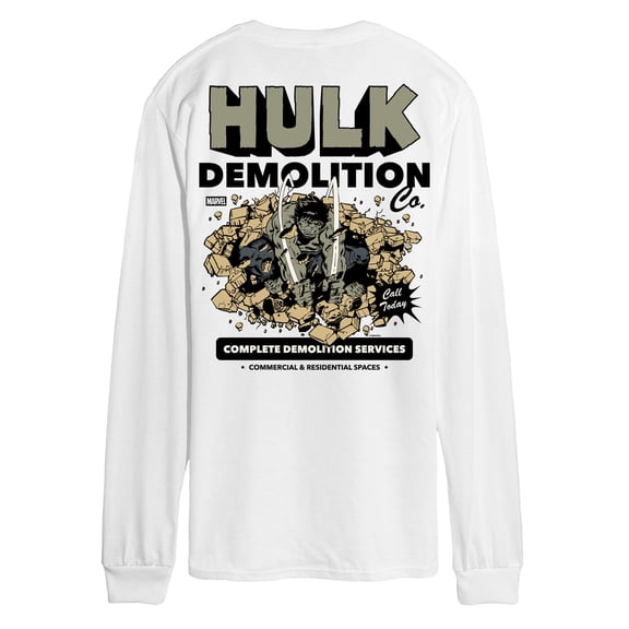Marvel - Hulk Demo - Men's Long Sleeve Graphic T-Shirt