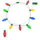thumbnail image 3 of Collar de luz LED 9 de Navidad con luz brillante, collar de luz de bombilla de faro de color, collar de bombilla de destello de colores, 3 of 5
