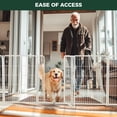 thumbnail image 5 of FXW Homeplus Unleashed Indoor Dog Playpen - Stress-Free and Safe Play, Heavy Duty 40 Inch 16 Panels Dog Pen for Medium and Large Dogs, White│Patented, 5 of 6
