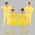thumbnail image 2 of Disfraz de pato y polluelo para niños, disfraz de animal, niñas y niños, pato amarillo bailando, ropa bonita, polluelo, patito feo, ganso, 2 of 5