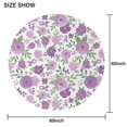 thumbnail image 2 of Round Tablecloth Kitchen Cover 60 Inch Polyester Waterproof Stain Wrinkle Free flower for Table, 2 of 5