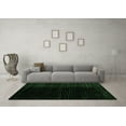 thumbnail image 3 of Ahgly Company Indoor Square Abstract Emerald Green Modern Area Rugs, 6' Square, 3 of 4