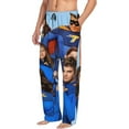 thumbnail image 5 of Mens Pajama Pants Ultra Soft Comfy Lounge Sleep Pants Print Loose Casual Bottoms Loungewear, 5 of 8