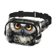 thumbnail image 2 of Balery Whimsical Owl On Branch Mochila Cinturón para Mujeres y Hombres, Bolsa de Cintura Impermeable de Doble Capa con Correa, 2 of 9