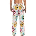 thumbnail image 4 of FREEAMG Owl Cotton Pajama Pant for Men, Super Soft Lightweight Lounge Pajama Bottoms Drawstring Sleepwear Pant with 2 Pockets, 4 of 7