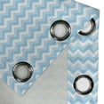 thumbnail image 5 of Ambesonne Antique Grommet Curtain, Sealife Aqua Zig Zag, 50" x 63", Pale Blue Pale Blue, 5 of 6