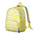 thumbnail image 2 of Citrus Lemon Themed Compact Backpack, Cute Yellow Fruit Pattern, Great for Summer Travel, Daily School, or Weekend Use, 2 of 6