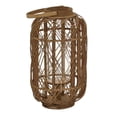 thumbnail image 1 of Plutus PBTH92389 Natural Fiber Bamboo Lantern, Brown, 1 of 1