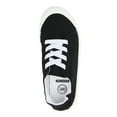 thumbnail image 4 of Wonder Nation Little Girl & Big Girl Canvas Bump Toe Sneakers, 4 of 7
