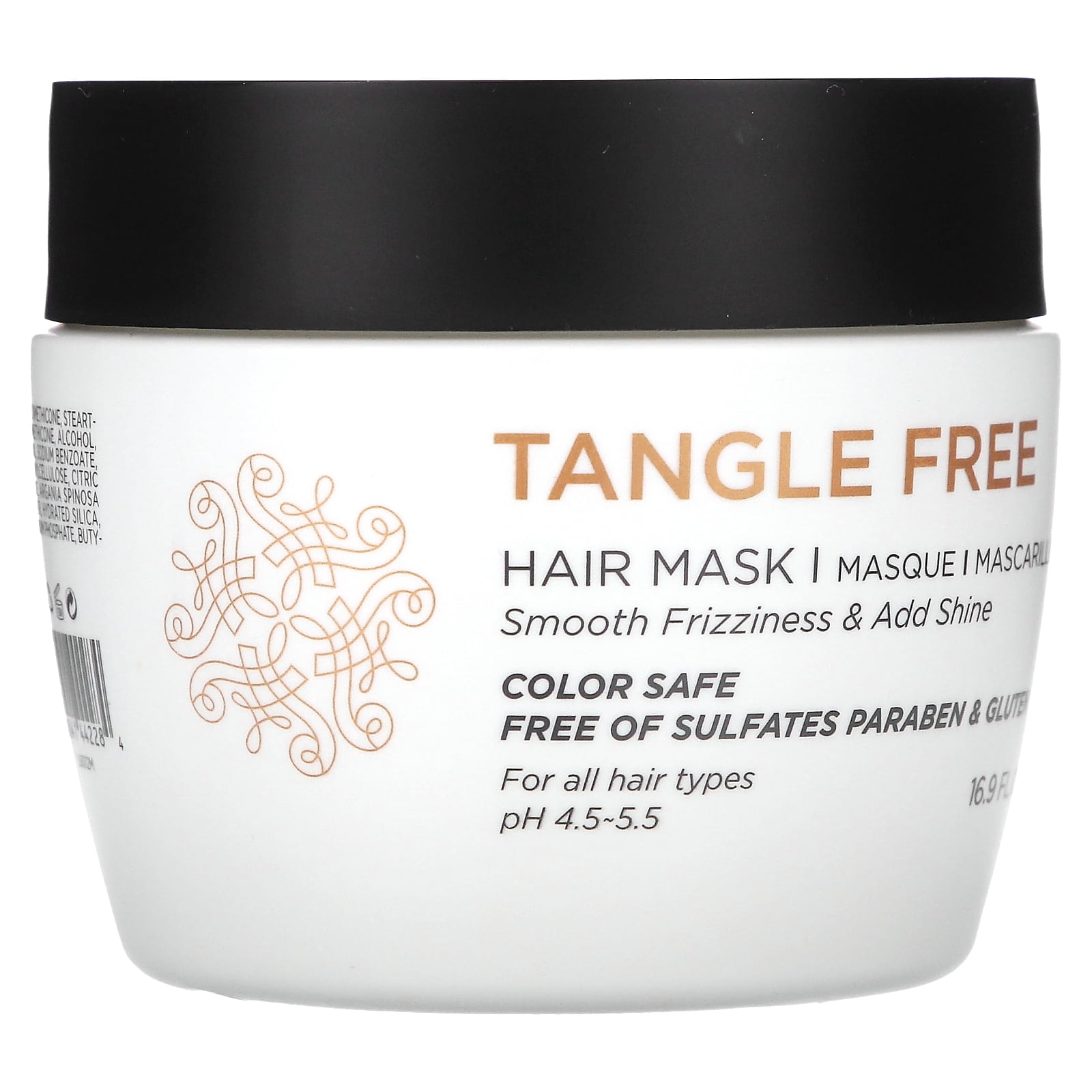Luseta Beauty Tangle Free, Hair Mask, For All Hair Types, 16.9 fl oz (500 ml)