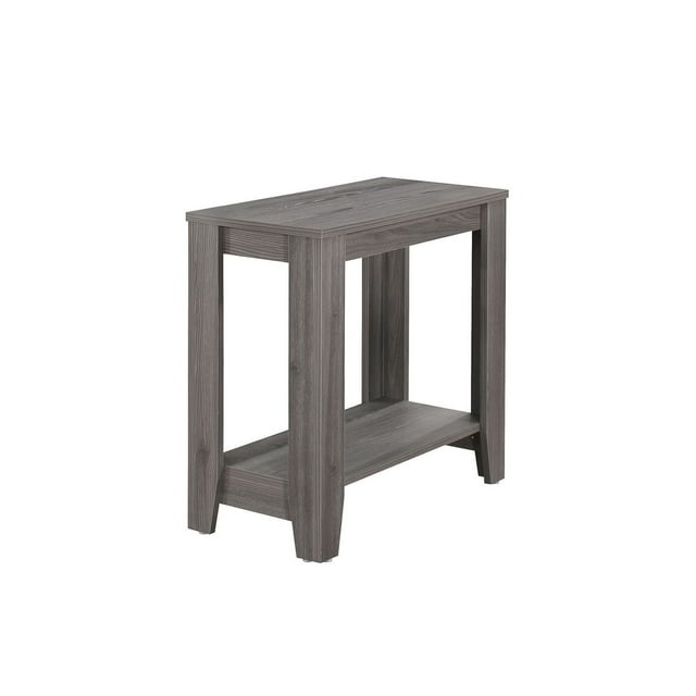Monarch Specialties Accent Table, Side, End, Nightstand, Lamp, Living Room, Bedroom, Laminate, Grey, Transitional