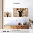 thumbnail image 4 of Elephant Stock Deer Decoration Wall Art - Horizontal Canvas Wall Art - Living Room Wall Decor - Animal Canvas - Brown And Beige Decor - 24" x 16", 4 of 8