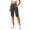 Black, variant on Gunia Capri Pants Women High Waisted 14" Knee Length With Pockets Athletic Casual Shorts Summer Capris Pants