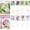 Girls&Flowers, variant on Watercolor Painting Paper Set for Adults Beginners Creative All in One Pocket Watercolor Painting Book DIY Paint with Water Coloring Papers Line Sketch Watercolor Coloring Kit(3 Packs)