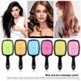 thumbnail image 4 of Peine enredado para desenredar el cabello, cepillo de masaje, cepillos para cabello rizado húmedo, herramientas de peinado para peluquería, 4 of 4