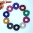 thumbnail image 4 of LEEYNEER 5Pcs Massage Circles Round Smell-less Long-term Use Kill Time Flexibility Relieve Stress Metal Mini Spring Anti-Stress Rings Daily Accessories, 4 of 8