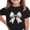 Black, variant on Girls Clothes 7-8 Shirts Children'S Easter Printed Bowknot Print Easter Shirt Short Sleeved T-Shirt Round Neck Short Sleeved Casual Versatile for Kids