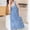 Blue, variant on Women Nightgown Long Nightgowns Flannel Chemises Chemise Sleeveless Square Neckline Pink Below-the-Knee Moomoo Nightgown