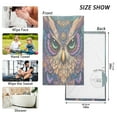 thumbnail image 4 of joogoo 2 PCs Hand Towels Sets Owl Mandala Bohemia Cotton Face Towel Bathroom Decorative, 4 of 7