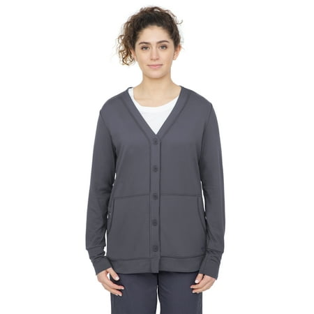 Healing Hands Knits Women's Becca Jacket 'sMedical Cardigan Buttoned Scrub Jacket