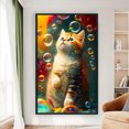 thumbnail image 3 of Pintura de diamante 5D DIY Kit de gato de taladro redondo completo Artesanía de decoración del hogar (A7457) Hugtrwg Para estrenar, 3 of 9