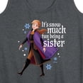 thumbnail image 3 of Disney Frozen 2 - Snow Much Fun Being A Sister Anna Christmas - Women's Racerback Tank Top, 3 of 5